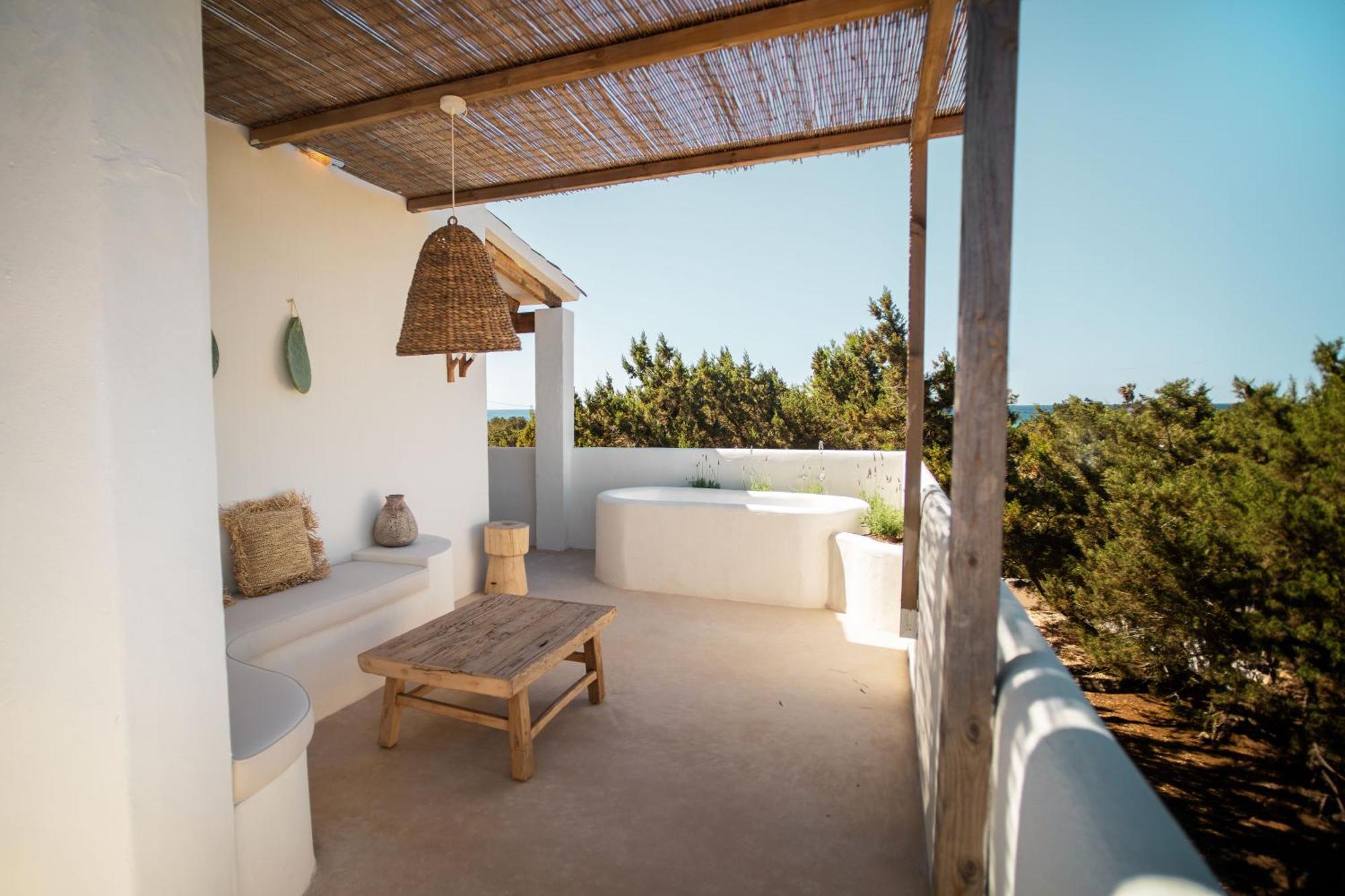 Apartamentos Estel Playa de Migjorn Exterior foto
